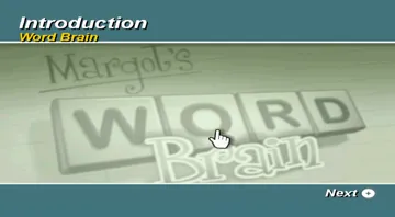 Margot's Word Brain screen shot title
